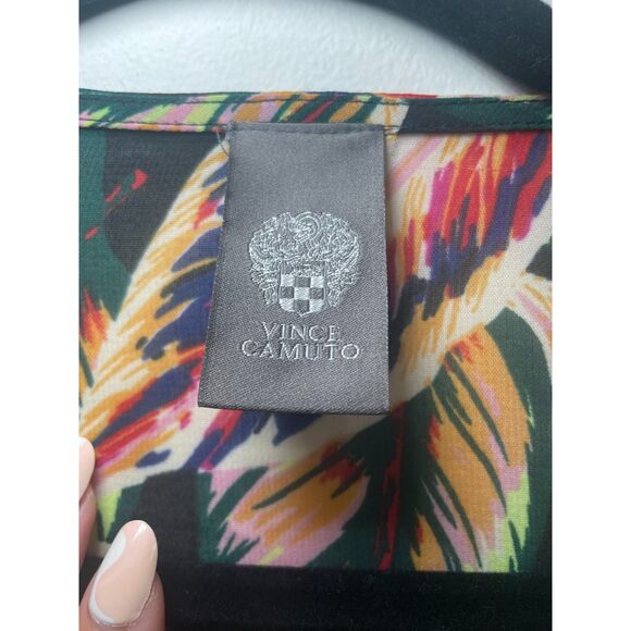 Vince Camuto Island Spice‎ Self-Belt Topper OS Coverup Kimono Wrap Robe - Picture 5 of 9